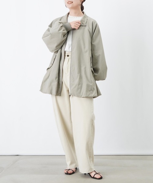 LUCA/LADY LUCK LUCA（ルカ/レディラックルカ）の「LC/LLL ミドル丈バルーンコート（その他アウター・レディース・カーキ/ブラック/ベージュ・FREE）」の13枚目の写真