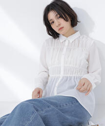 ⭐️10%off⭐️トップス(新品、白)ナチュラルビューティー NATURAL BEAUTY BASIC｜ナチュラルビューティーベーシックのトップス
