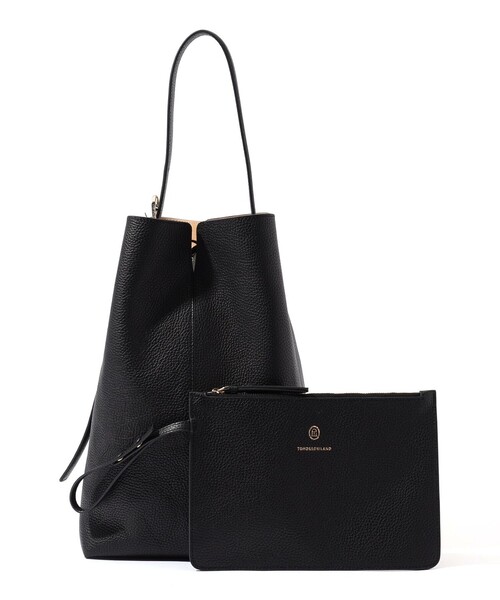 TOMORROWLAND （トゥモローランド）の「Atelier TOMORROWLAND TETRA バッグ（バックパック/リュック・レディース・アッシュブラウン/ブラック・FREE）」の2枚目の写真