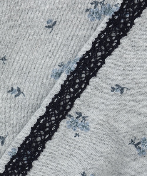 petit main(プティマイン)の「【リンク/防花粉】花柄ジップパーカー(パーカー・キッズ・アイボリー/トップグレー・80cm/130cm/120cm/100cm/110cm/90cm)」の12枚目の写真