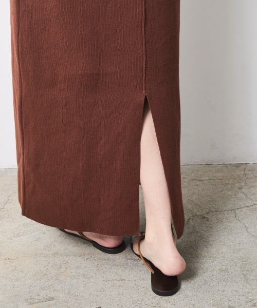 CHIC STYLE(シックスタイル)の「綿100%タンクトップニットロングワンピース<大きいサイズ有>シックスタイル(ワンピース・レディース・ベージュ系/ブラック・LL/3L/4L/5L/M/L)」の14枚目の写真