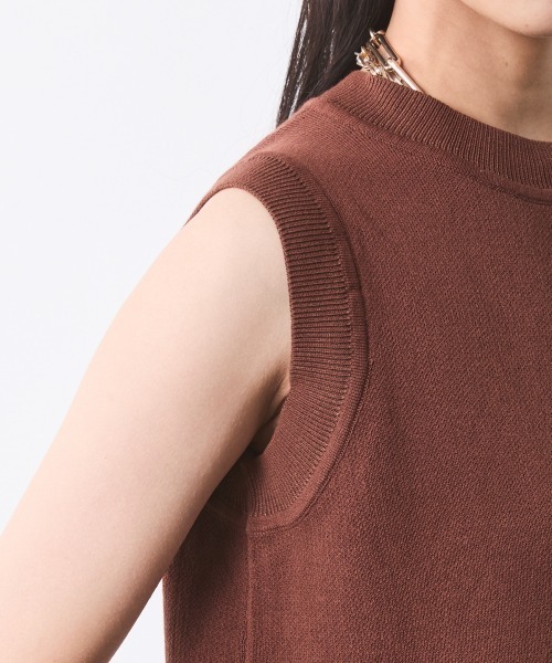 CHIC STYLE(シックスタイル)の「綿100%タンクトップニットロングワンピース<大きいサイズ有>シックスタイル(ワンピース・レディース・ベージュ系/ブラック・LL/3L/4L/5L/M/L)」の16枚目の写真