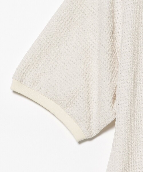 BEAMS HEART(ビームスハート)の「メッシュ スキッパー ポロシャツ(ポロシャツ・メンズ・ブラック/ホワイト系その他5・LARGE/MEDIUM/SMALL)」の14枚目の写真