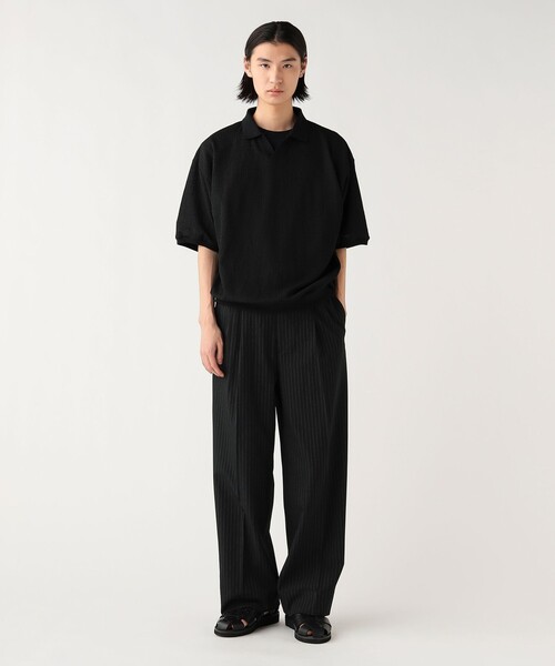 BEAMS HEART(ビームスハート)の「メッシュ スキッパー ポロシャツ(ポロシャツ・メンズ・ブラック/ホワイト系その他5・LARGE/MEDIUM/SMALL)」の19枚目の写真