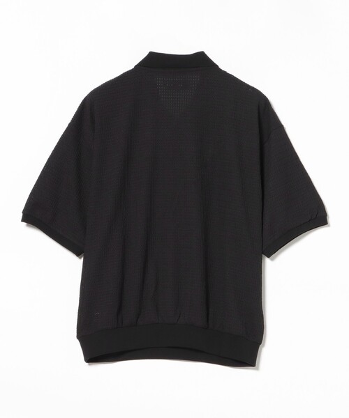 BEAMS HEART(ビームスハート)の「メッシュ スキッパー ポロシャツ(ポロシャツ・メンズ・ブラック/ホワイト系その他5・LARGE/MEDIUM/SMALL)」の5枚目の写真