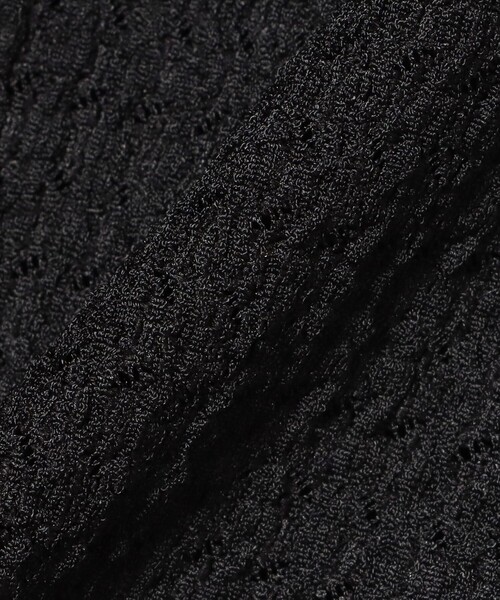 BEAMS HEART(ビームスハート)の「メッシュ スキッパー ポロシャツ(ポロシャツ・メンズ・ブラック/ホワイト系その他5・LARGE/MEDIUM/SMALL)」の6枚目の写真