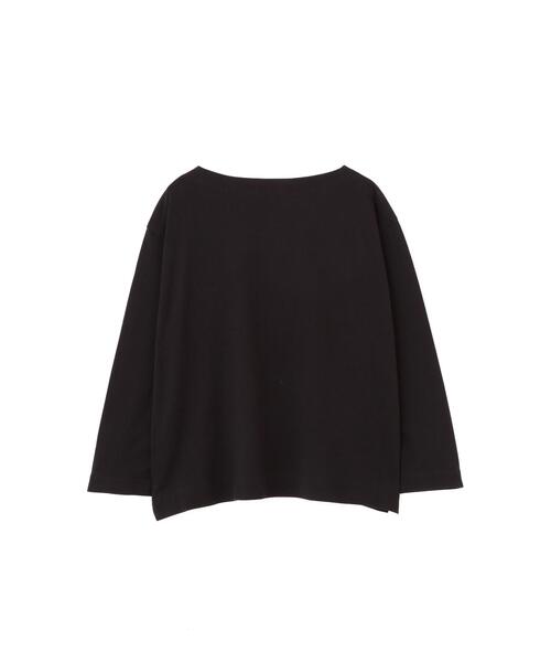 MARGARET HOWELL(マーガレットハウエル)の「TOUGH COTTON JERSEY(Tシャツ/カットソー・レディース・ブラック/レッド・2)」の5枚目の写真