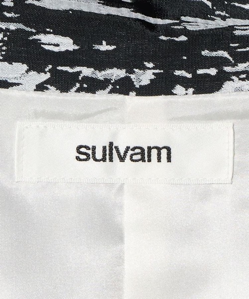 sulvam(サルバム)の「【sulvam/サルバム】ジャガードバルーンブルゾン(ブルゾン・メンズ・ホワイト・M/S)」の9枚目の写真