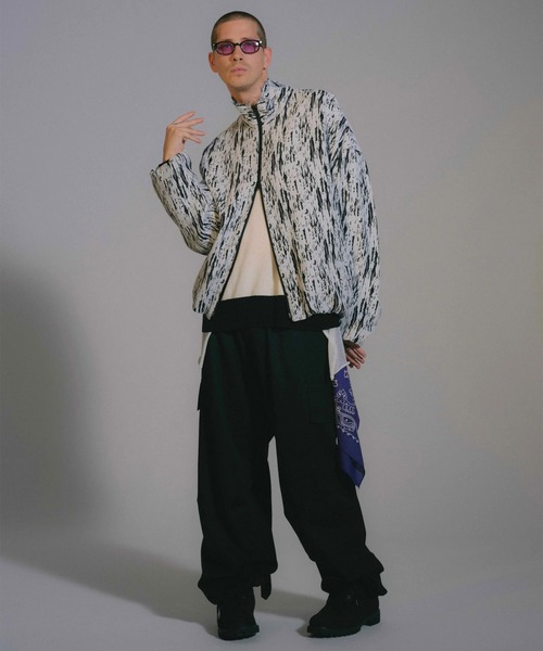 sulvam(サルバム)の「【sulvam/サルバム】ジャガードバルーンブルゾン(ブルゾン・メンズ・ホワイト・M/S)」の2枚目の写真