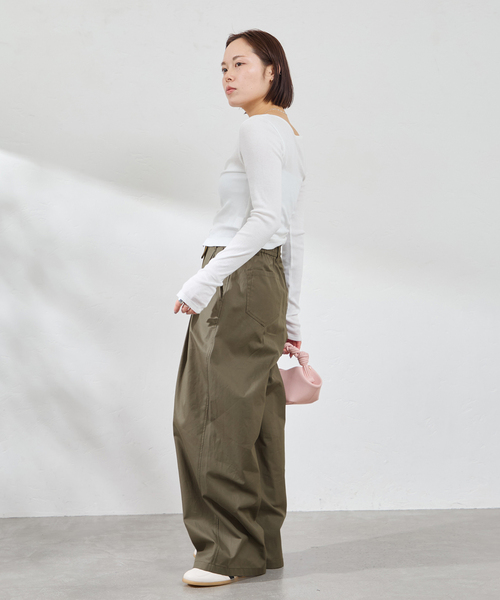 U by SPICK&SPAN(ユーバイスピックアンドスパン)の「GANNI / ガニー Bou Mini Granined(ショルダーバッグ・レディース・ピンク・FREE)」の5枚目の写真
