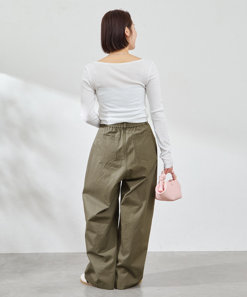U by SPICK&SPAN(ユーバイスピックアンドスパン)の「GANNI / ガニー Bou Mini Granined(ショルダーバッグ・レディース・ピンク・FREE)」の6枚目の写真