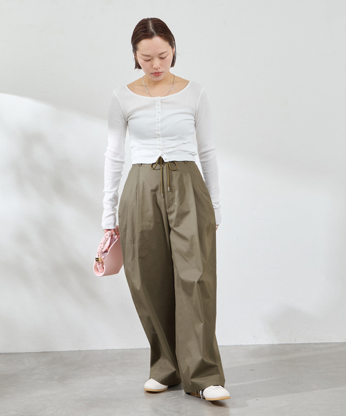 U by SPICK&SPAN(ユーバイスピックアンドスパン)の「GANNI / ガニー Bou Mini Granined(ショルダーバッグ・レディース・ピンク・FREE)」の8枚目の写真