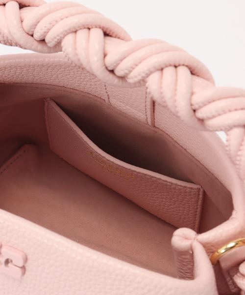 U by SPICK&SPAN(ユーバイスピックアンドスパン)の「GANNI / ガニー Bou Mini Granined(ショルダーバッグ・レディース・ピンク・FREE)」の14枚目の写真