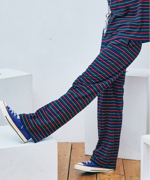 RNA(アールエヌエー)の「R4446 マルチボーダーイージーパンツ(その他パンツ・レディース・ブラック/グリーン/レッド・MEDIUM)」の3枚目の写真