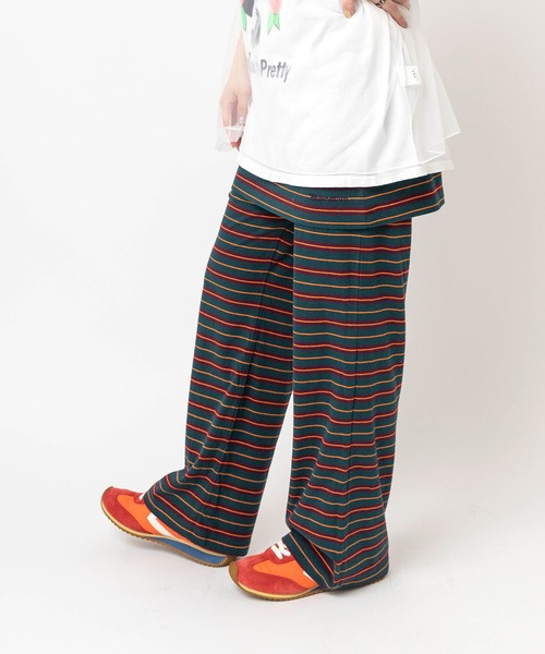 RNA(アールエヌエー)の「R4446 マルチボーダーイージーパンツ(その他パンツ・レディース・ブラック/グリーン/レッド・MEDIUM)」の9枚目の写真