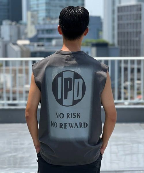IPD(アイピーディー)の「【IPD】NR CUT OFF TANK(タンクトップ・メンズ・ホワイト/ブラック系その他・LARGE/MEDIUM/X-LARGE)」の2枚目の写真