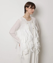 CADUNE | フリルチュニック(シャツ/ブラウス)