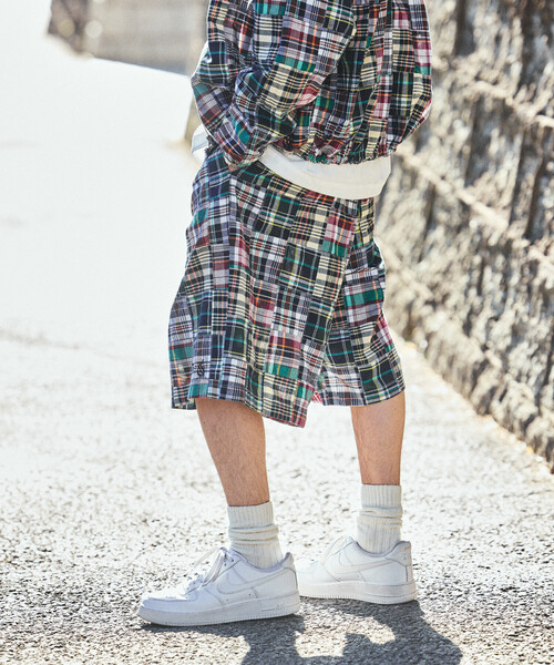 NAUTICA(ノーティカ)の「NAUTICA/ノーティカ パッチワーク マドラスチェック ワーク イージーショーツ(その他パンツ・メンズ・チェック・MEDIUM/LARGE/X-LARGE)」の7枚目の写真