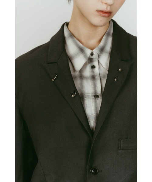 Knuth Marf（クヌースマーフ）の「vintage tailored jacket（テーラードジャケット・レディース・ブラック系その他/ブラウン/グレー・FREE）」の9枚目の写真