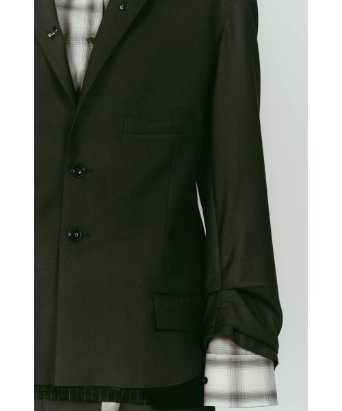 Knuth Marf（クヌースマーフ）の「vintage tailored jacket（テーラードジャケット・レディース・ブラック系その他/ブラウン/グレー・FREE）」の10枚目の写真