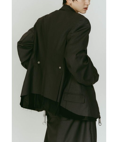 Knuth Marf（クヌースマーフ）の「vintage tailored jacket（テーラードジャケット・レディース・ブラック系その他/ブラウン/グレー・FREE）」の11枚目の写真