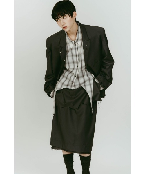 Knuth Marf（クヌースマーフ）の「vintage tailored jacket（テーラードジャケット・レディース・ブラック系その他/ブラウン/グレー・FREE）」の14枚目の写真