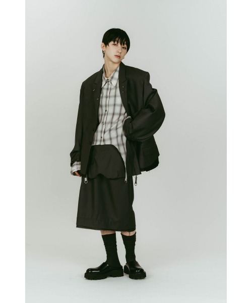 Knuth Marf（クヌースマーフ）の「vintage tailored jacket（テーラードジャケット・レディース・ブラック系その他/ブラウン/グレー・FREE）」の19枚目の写真