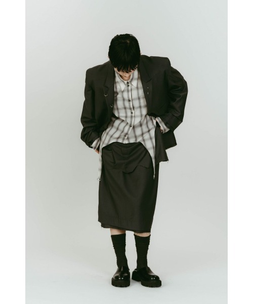 Knuth Marf（クヌースマーフ）の「vintage tailored jacket（テーラードジャケット・レディース・ブラック系その他/ブラウン/グレー・FREE）」の21枚目の写真