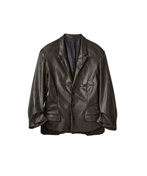 Knuth Marf（クヌースマーフ）の「vintage tailored jacket（テーラードジャケット・レディース・ブラック系その他/ブラウン/グレー・FREE）」の6枚目の写真