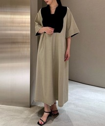 ADORE（アドーア）の「◆ハイブリッドデニムワンピース（ワンピース）」