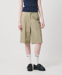<NICE WEATHER>ウィメンズ チノハーフパンツ