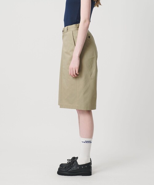 NICE WEATHER(ナイスウェザー)の「<NICE WEATHER>ウィメンズ チノハーフパンツ(チノパンツ・レディース・ベージュ/ネイビー・S/M)」の5枚目の写真