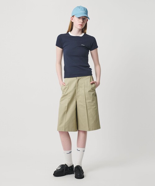 NICE WEATHER(ナイスウェザー)の「<NICE WEATHER>ウィメンズ チノハーフパンツ(チノパンツ・レディース・ベージュ/ネイビー・S/M)」の7枚目の写真