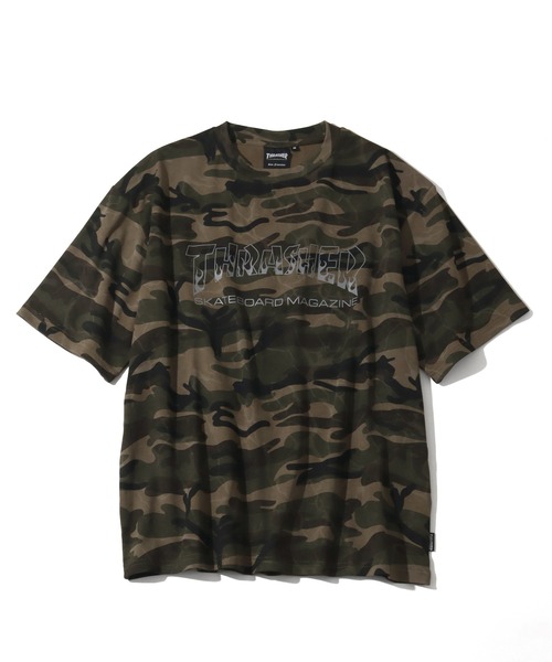 THRASHER(スラッシャー)の「【THRASHER/スラッシャー】アソート柄 プリントロゴ 半袖Tシャツ(Tシャツ/カットソー・メンズ・グリーン系カモフラージュ/ブラック系その他2/ベージュ系その他/グレー系カモフラージュ/ブラック系その他3/ブラック系その他・L/M/XL)」の20枚目の写真