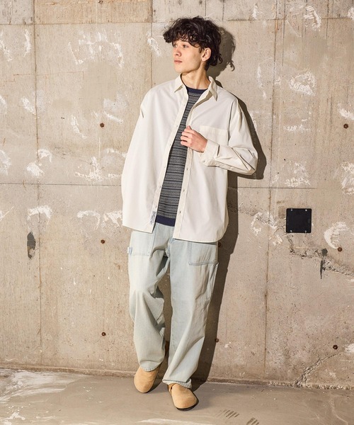 niko and...（ニコアンド）の「ジャガードニットプルオーバー（ニット/セーター・メンズ・オフホワイト/ライトブルー/ネイビー・LARGE/MEDIUM）」の7枚目の写真