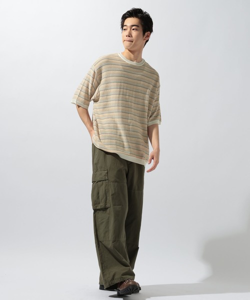 niko and...（ニコアンド）の「ジャガードニットプルオーバー（ニット/セーター・メンズ・オフホワイト/ライトブルー/ネイビー・LARGE/MEDIUM）」の11枚目の写真