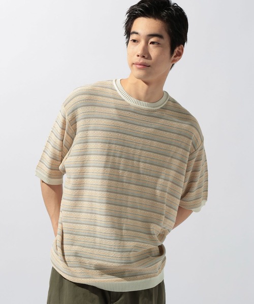 niko and...（ニコアンド）の「ジャガードニットプルオーバー（ニット/セーター・メンズ・オフホワイト/ライトブルー/ネイビー・LARGE/MEDIUM）」の13枚目の写真