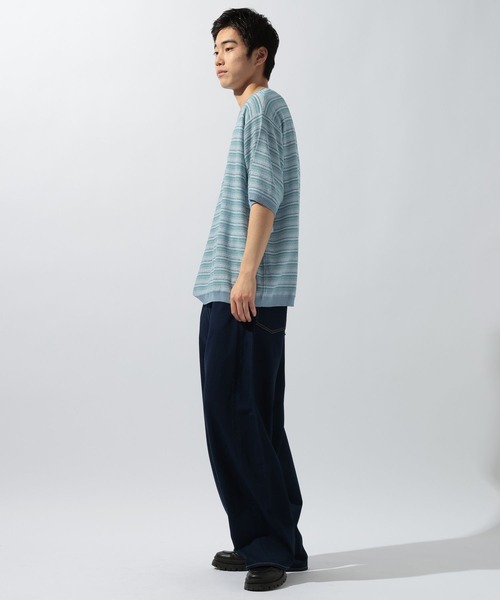 niko and...（ニコアンド）の「ジャガードニットプルオーバー（ニット/セーター・メンズ・オフホワイト/ライトブルー/ネイビー・LARGE/MEDIUM）」の15枚目の写真