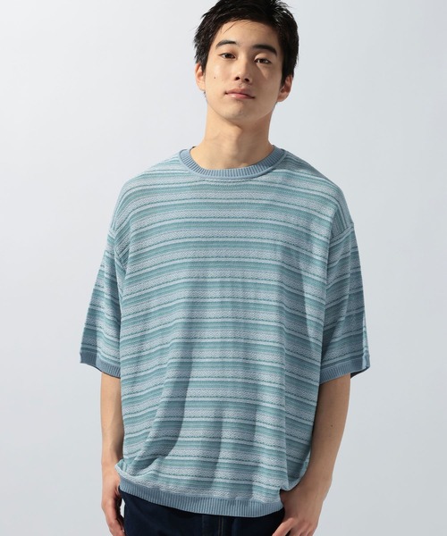 niko and...（ニコアンド）の「ジャガードニットプルオーバー（ニット/セーター・メンズ・オフホワイト/ライトブルー/ネイビー・LARGE/MEDIUM）」の16枚目の写真