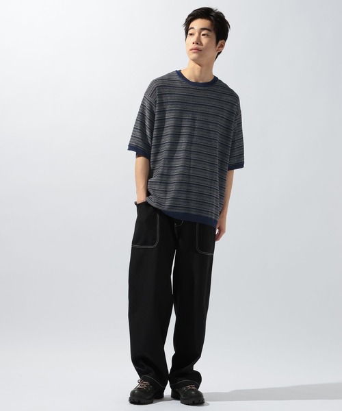 niko and...（ニコアンド）の「ジャガードニットプルオーバー（ニット/セーター・メンズ・オフホワイト/ライトブルー/ネイビー・LARGE/MEDIUM）」の18枚目の写真