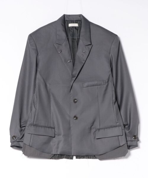 Knuth Marf（クヌースマーフ）の「Knuth Marf vintage tailored jacket（テーラードジャケット・レディース・ブラウン/グレー・FREE）」の6枚目の写真
