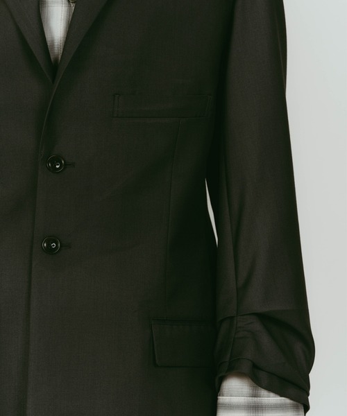 Knuth Marf（クヌースマーフ）の「Knuth Marf vintage tailored jacket（テーラードジャケット・レディース・ブラウン/グレー・FREE）」の22枚目の写真