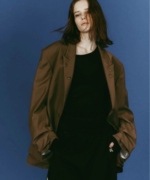 Knuth Marf（クヌースマーフ）の「Knuth Marf vintage tailored jacket（テーラードジャケット・レディース・ブラウン/グレー・FREE）」の7枚目の写真