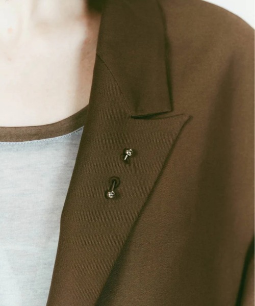 Knuth Marf（クヌースマーフ）の「Knuth Marf vintage tailored jacket（テーラードジャケット・レディース・ブラウン/グレー・FREE）」の11枚目の写真