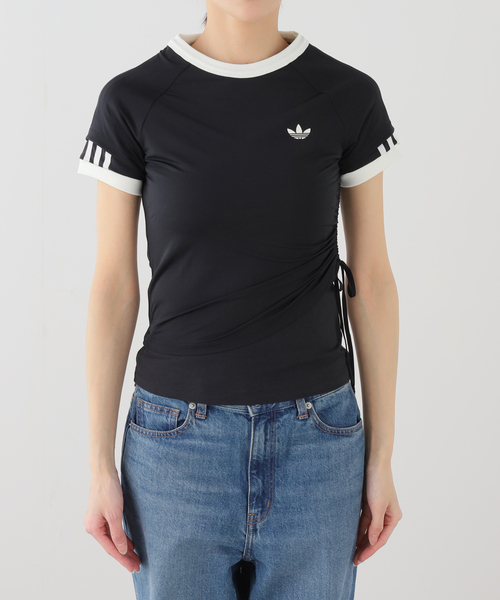 adidas Originals（アディダスオリジナルス）の「adidas originals / アディダス オリジナルス LAYERED CALITEE（Tシャツ/カットソー・レディース・オレンジ/ブラック・FREE）」の12枚目の写真