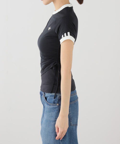 adidas Originals（アディダスオリジナルス）の「adidas originals / アディダス オリジナルス LAYERED CALITEE（Tシャツ/カットソー・レディース・オレンジ/ブラック・FREE）」の13枚目の写真