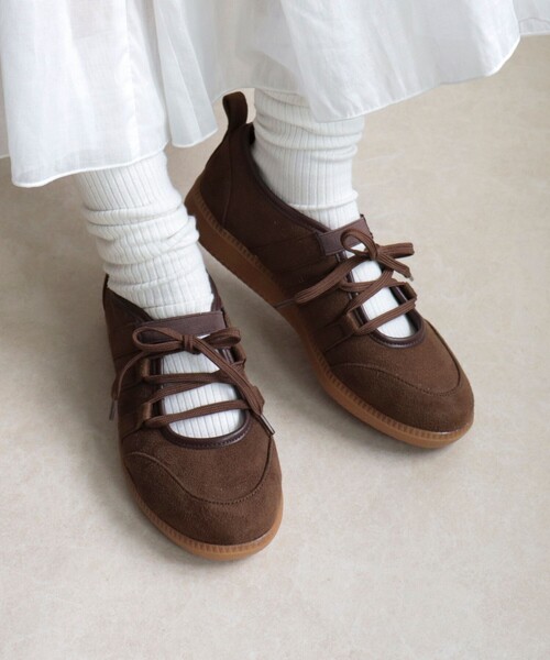 fredy emue（フレディエミュ）の「メリージェーンスニーカー（スニーカー・レディース・ブラウン/シルバー・L/M/S）」の14枚目の写真