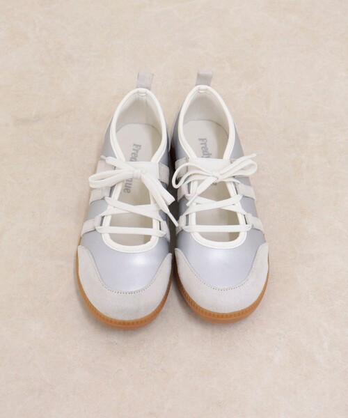 fredy emue（フレディエミュ）の「メリージェーンスニーカー（スニーカー・レディース・ブラウン/シルバー・L/M/S）」の17枚目の写真