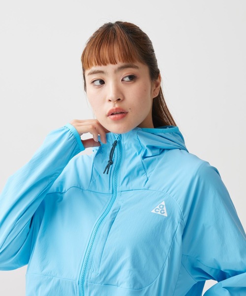 ACG(エィシージー)の「ナイキ オールコンディションギア "Five Towers" ウィメンズ UVプロテクション ジャケット / Nike ACG "Five Towers" Women's UV Protection Jacket II1329-416 Baltic Blue(ナイロンジャケット・レディース・ブルー系その他2・XL/XS/S/M/L)」の8枚目の写真