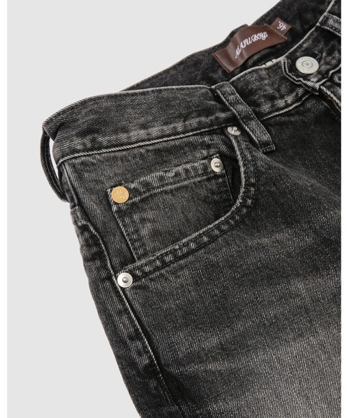 MASU(エムエーエスユー)の「MB DIAMOND WIDE JEANS(デニムパンツ・メンズ・ブラック/インディゴブルー・44/46)」の6枚目の写真